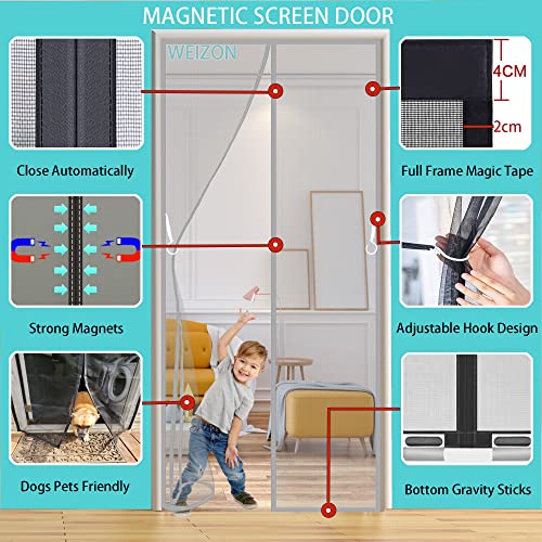Zanzariera Magnetica,Tenda Magnetica Adsorbimento