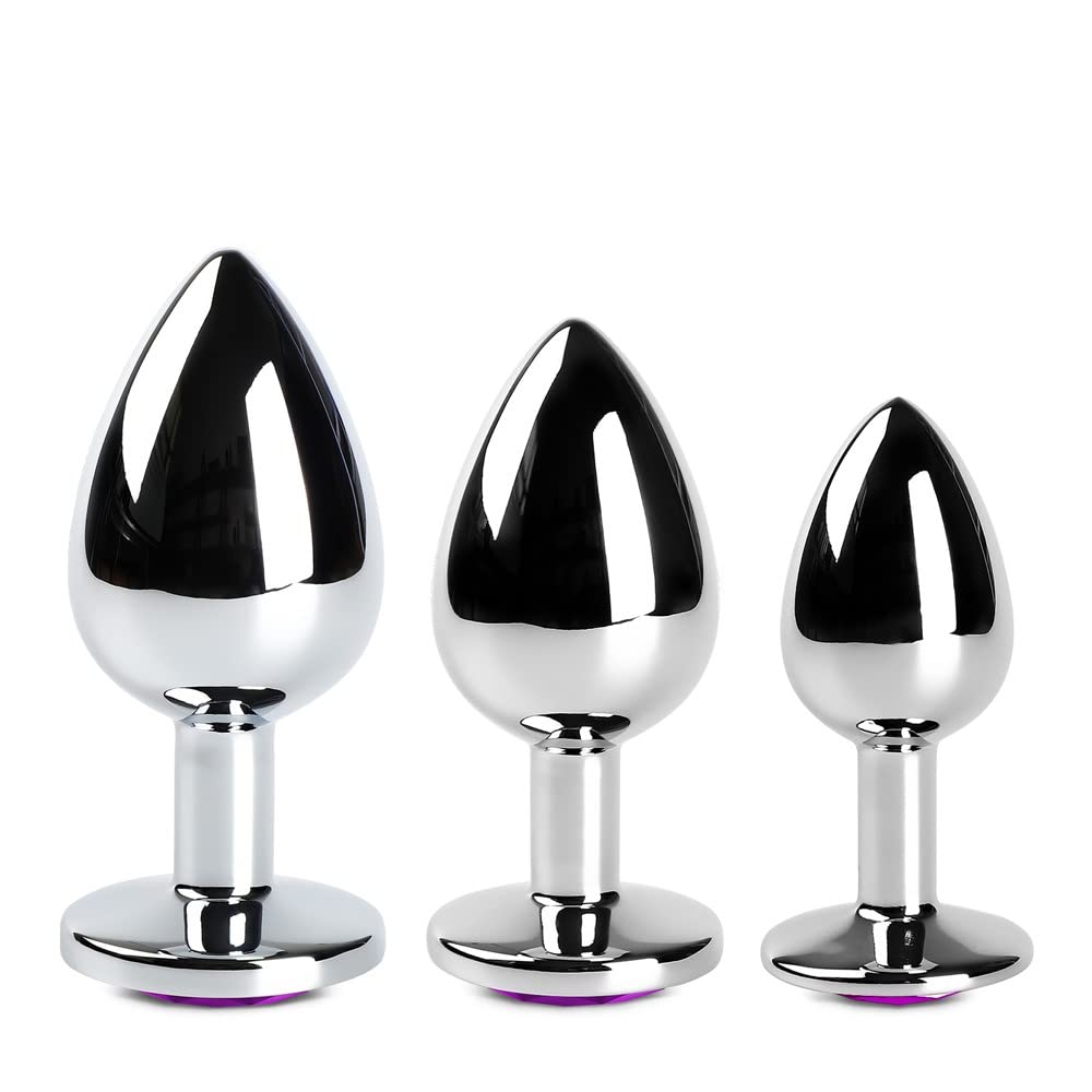 BeHorny Butt Plug Set Premium Grade Triple Anal Plug Set of 3