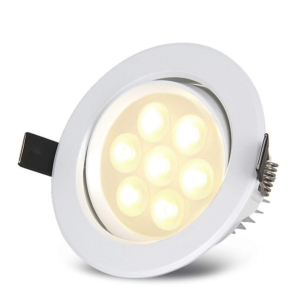 Plafond LED Éclairage encastré pour sublimer le salon et sécuriser le cheminement