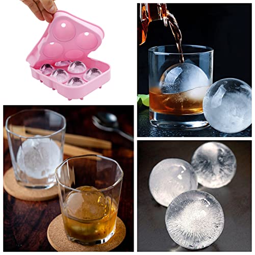 Molde de Silicona Redondo para Hielo con Tapa 6 Cavidades miniatura 5