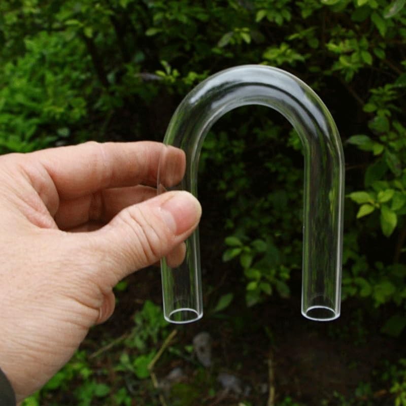 Aquarium Fish Tank U-Shape Air Tube Fittings, for Building Materials Clear U-Tube Acrylic Pipe Water Supply Tube Home DIY Connector (Size : O.D 32mm)