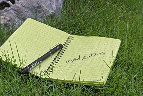 All Weather Notebooks, MALEDEN Waterproof Spiral Bound Steno Pads Memo Notes for Outdoor Activities Recording
