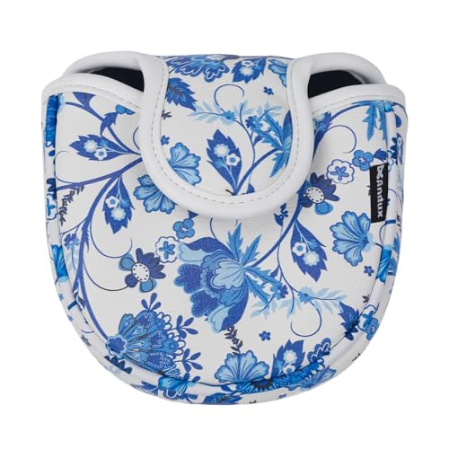 Couvre-tête de putter de golf Andux en polyuréthane motif porcelaine bleu et blanc chic