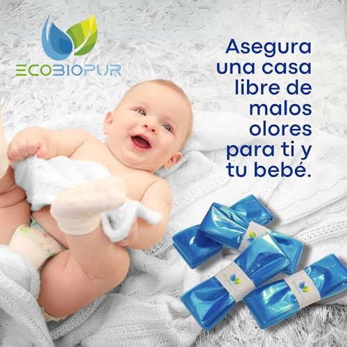 EcoBioPur Pack de 10 Unidades Recambios Compatibles con Tommee Tippee Sangenic Tec, Simplee y Twist & Click – Bolsas Antiodor Resistentes para Pañales - imagen 7