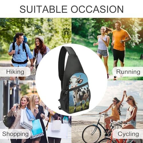 Bolso cruzado casual para viaje y senderismo unisex miniatura 6