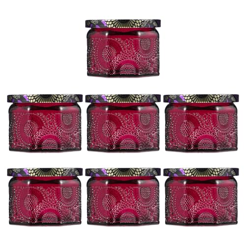 Tarros para hacer velas DIY: set de 7 vasos de vidrio para decoración y eventos 2