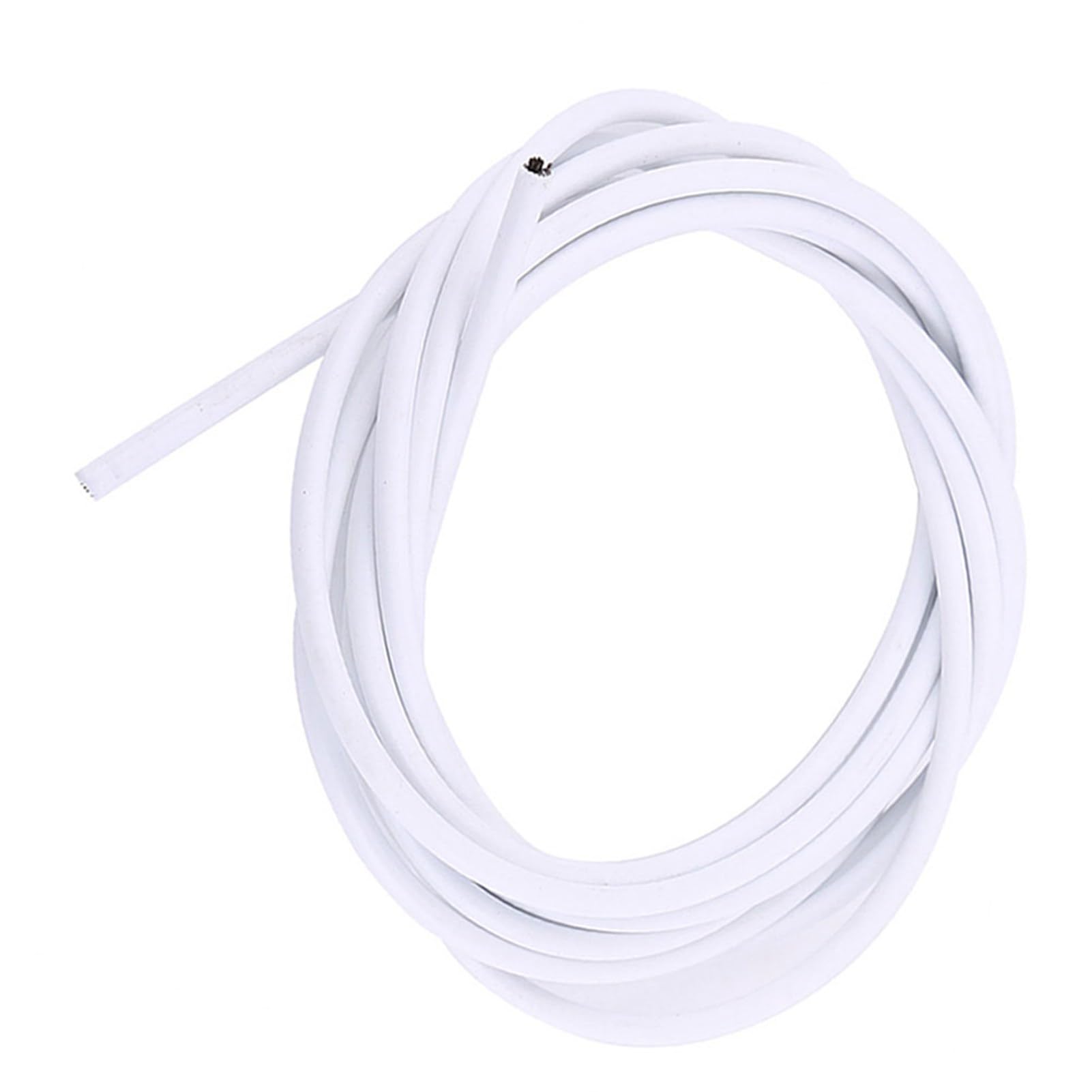 Ejoyous Kit Cavo per Bicicletta Guaina per Cavo in Acciaio, Gomma PVC, 4 Mm X, Sostituzione Deragliatore per Pendolari di Mountain Bike e Riparazione Ciclismo (White)