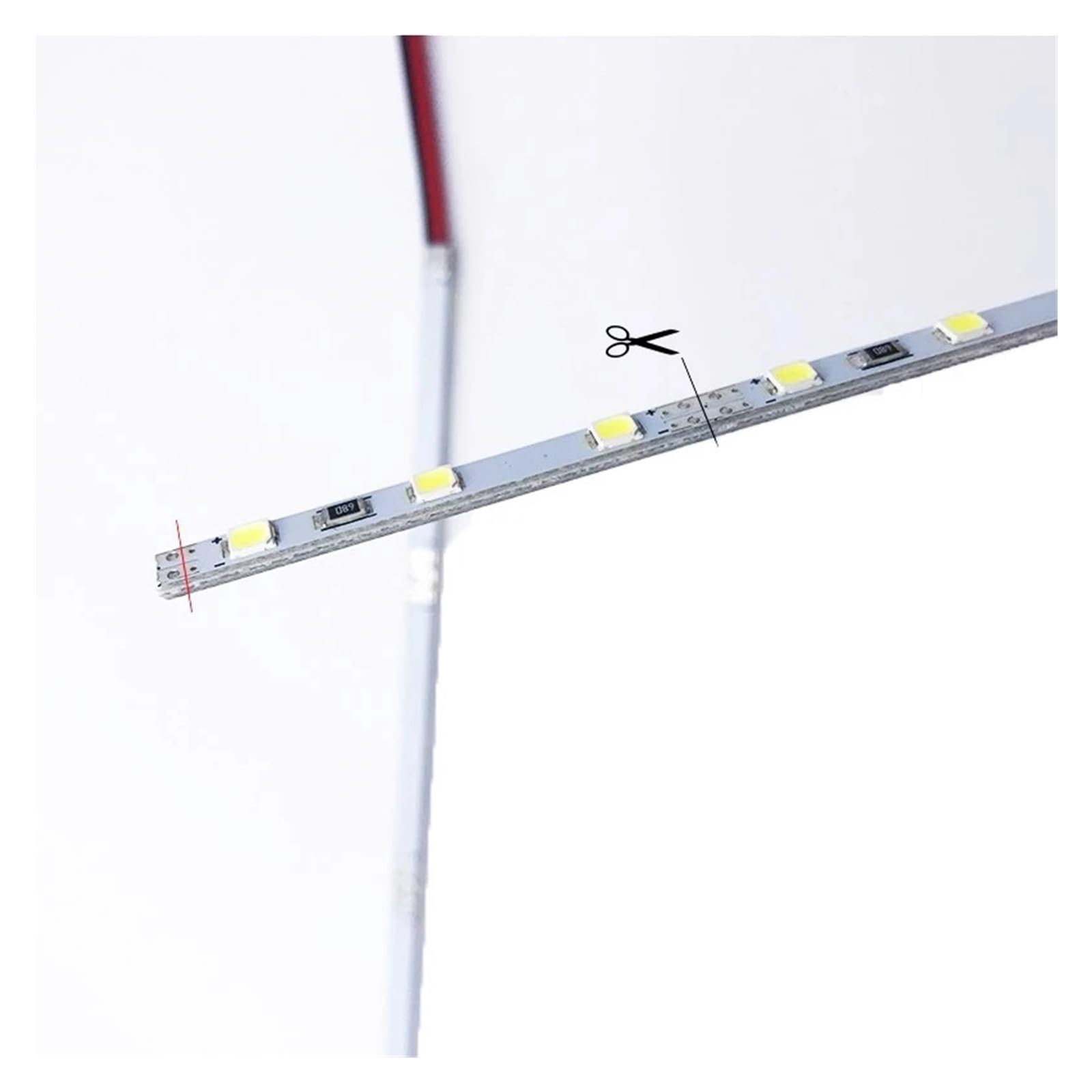 10 Stück 12 V 24 V 4 mm ultradünne, schmale, starre LED-Stableuchte, 72 LEDs/m, 120 LEDs/m, 50 cm, Kabinen-Leuchtkasten(4mm 50cm 36 LEDs,24v Warm White 3000k)