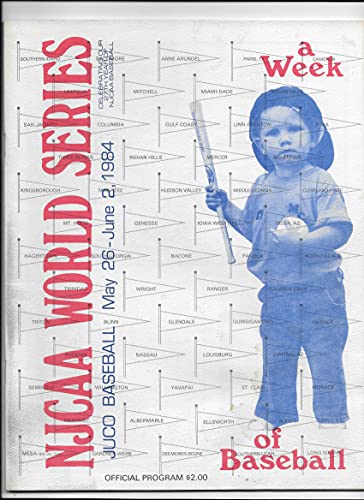 JUCO Baseball World Series 1984 Official Program