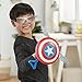 Marvel Mech Strike Mechasaurs Captain America Redwing Blaster, NERF Blaster with 3 Darts, Role Play Super Hero Toys for Kids Ages 5 and Up