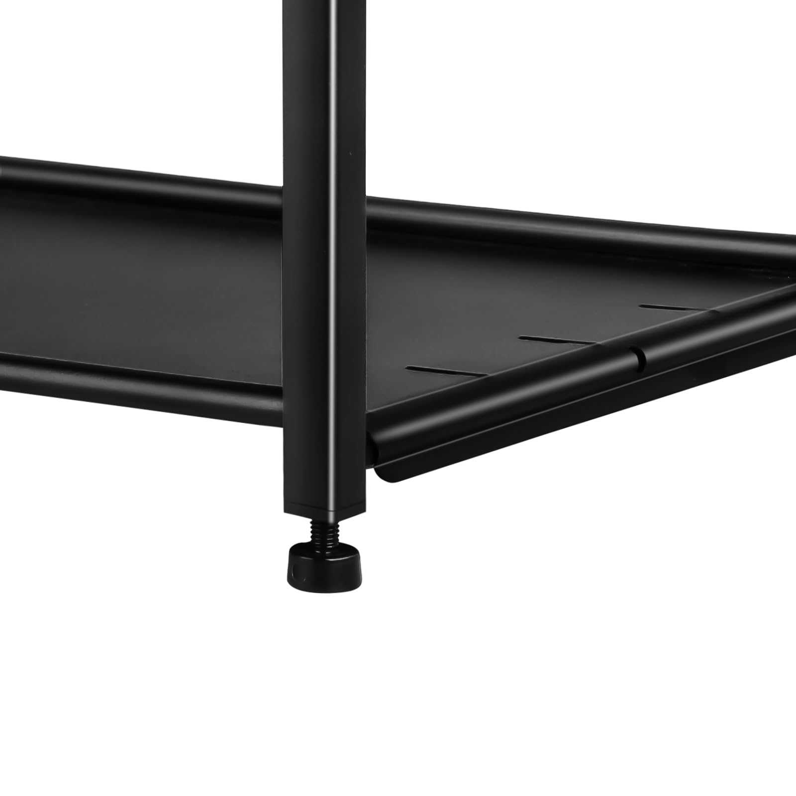 Scaffale da cucina a 2 ripiani in metallo scorrevole, 48 x 21 x 36 cm, doppio strato per risparmiare spazio