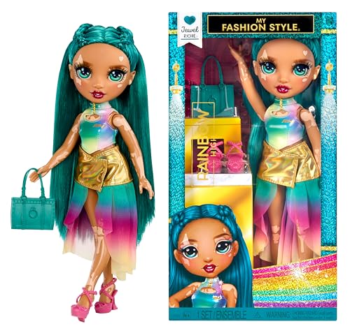 Rainbow High My Fashion Style Jewel, Emerald, 11" Fashion Doll with Statement Outfit, Stylish Handbag, Great Toy Gift for Girls Kids Ages 4-12 Years