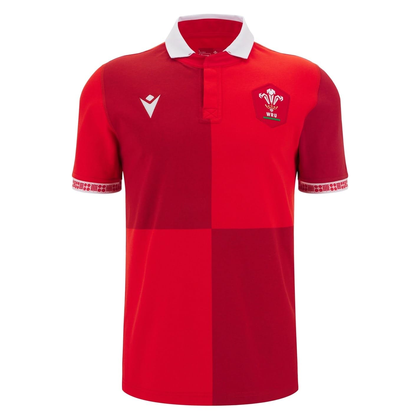 Wales  Men'   Rugby Home Shirt 2025 , Football by Macron in Size S, Sports Direct