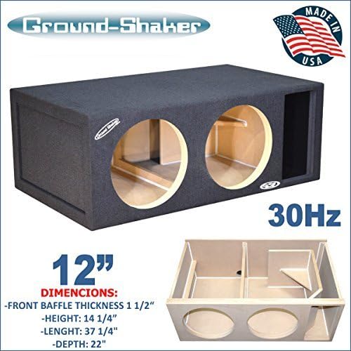 12" Dual 30Hz Competition Ported Sub Box
