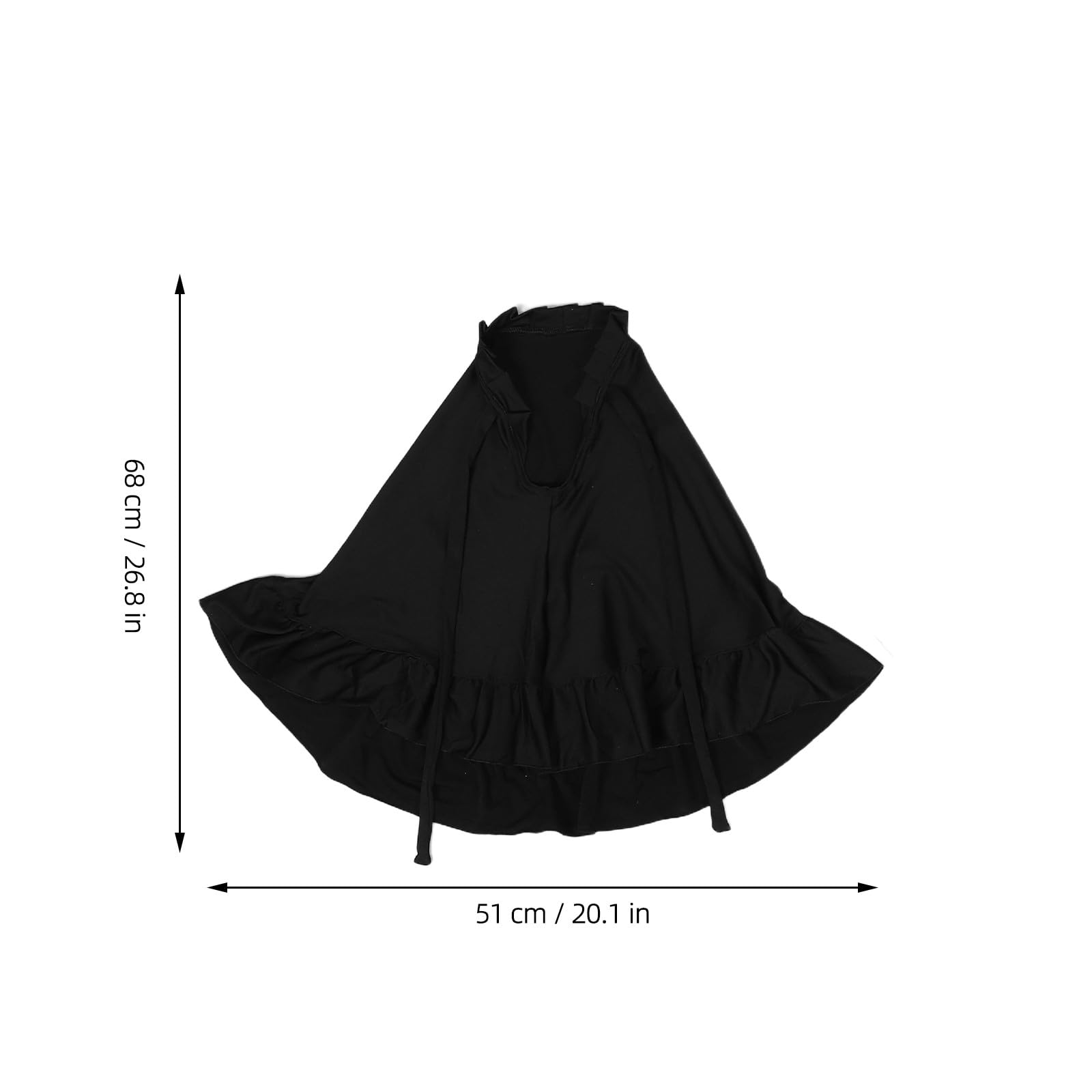 Zerodeko 2 sciarpe hijab per bambine, sciarpa musulmana con bordo