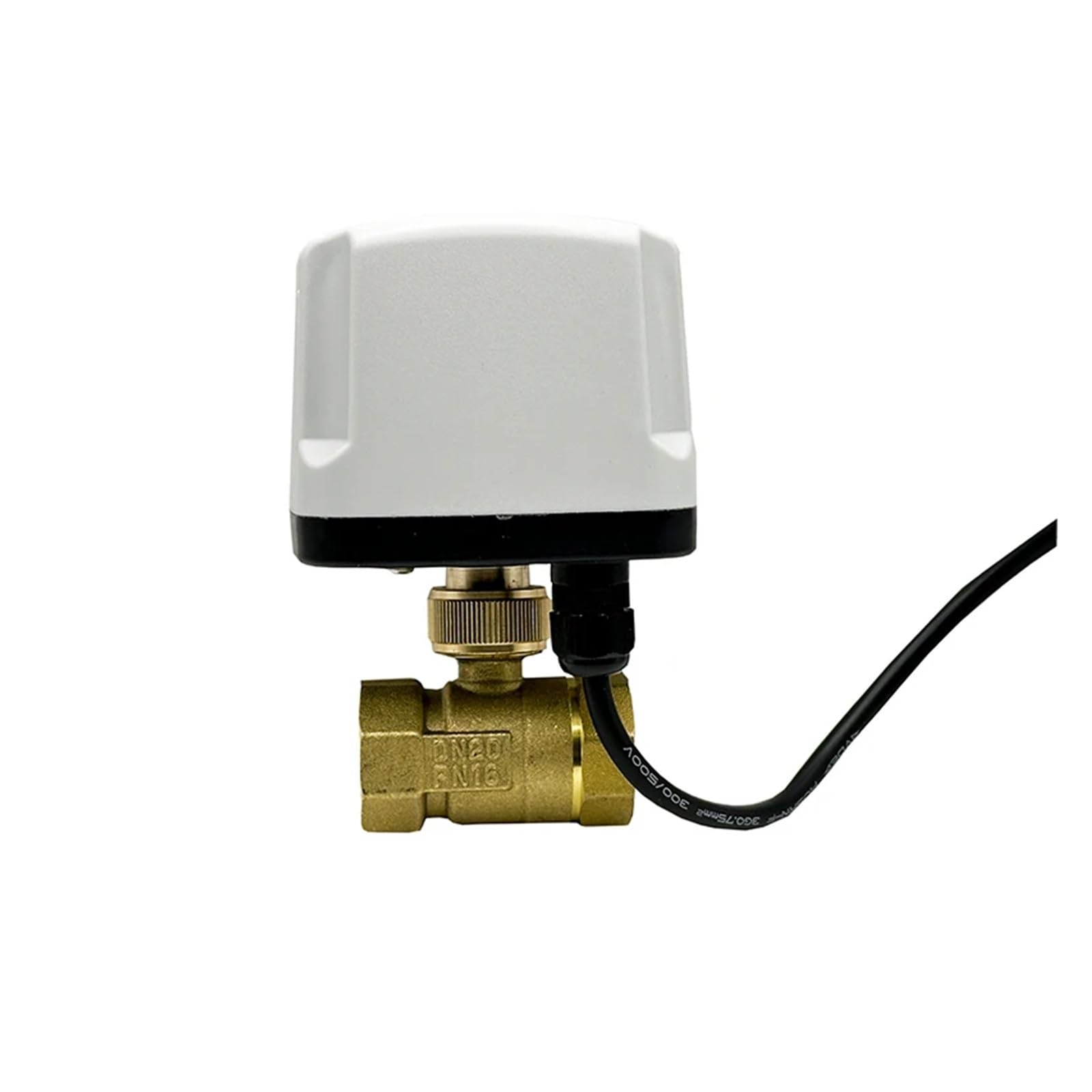 Jnvftcux 45720 3/4"" Ip65 Two Way Waterproof Motorized Ball Valve Brass Electric(Dc24-Cr04)