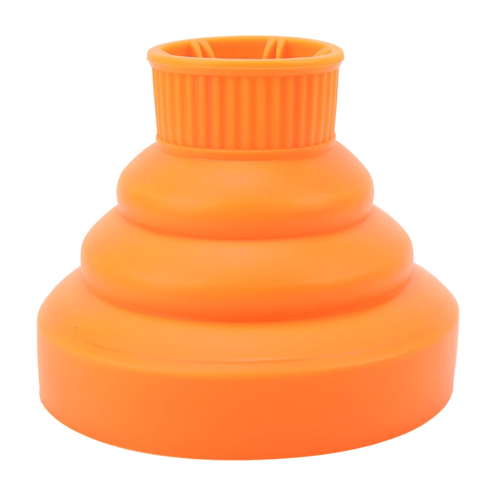 Collapsible Hair Dryer Diffuser Universal Foldable Portable Blow Dryer Diffuser for Hair Dryer Orange