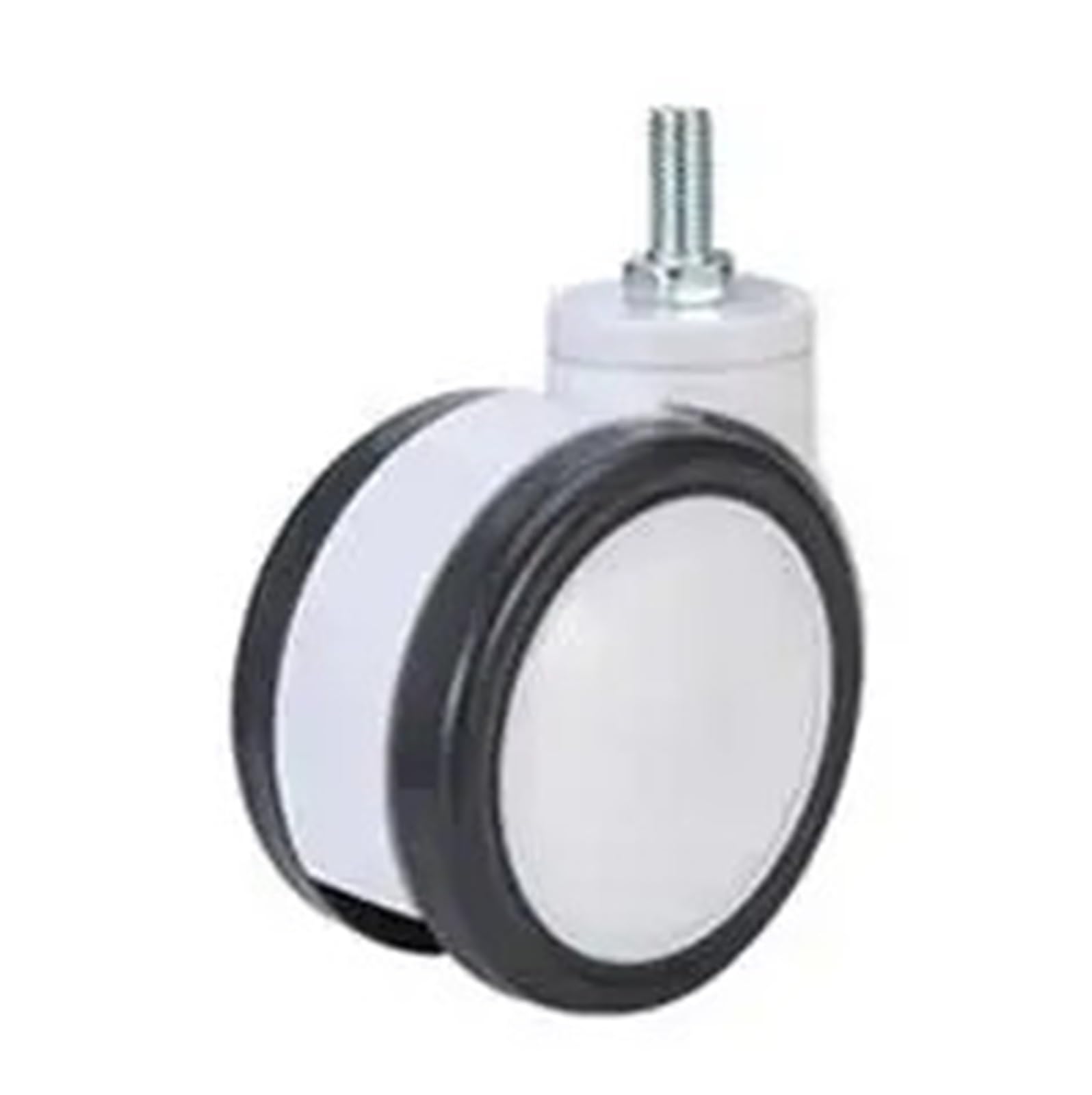 MXXDMOPD 1 piece 4-inch universal silent screw caster nursing bed pole double row(Screw)
