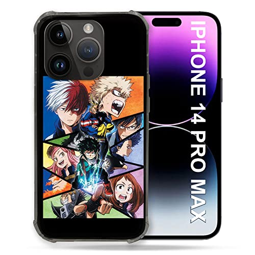 Coque iPhone 14 Pro Max 6.7 Manga My Hero Academia Noire
