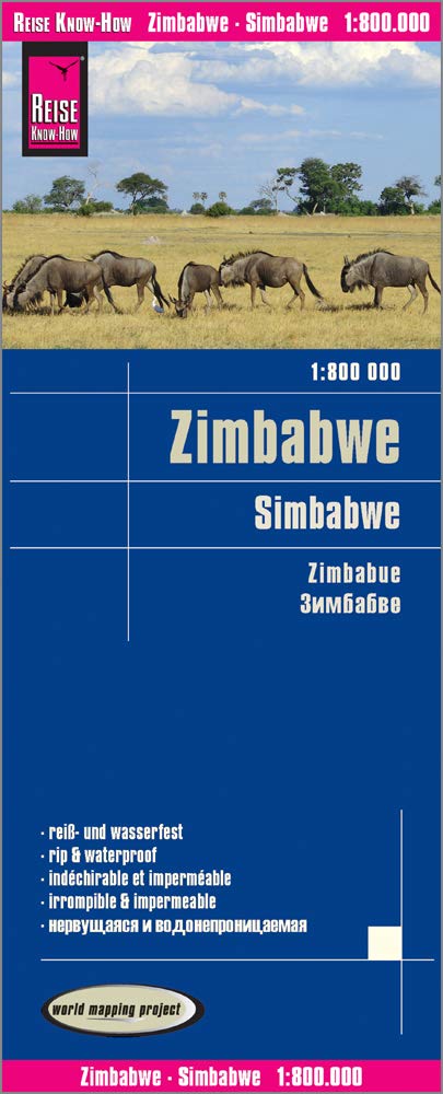 Zimbabwe GPS: worldmappingproject (Zimbabwe (1:800.000))