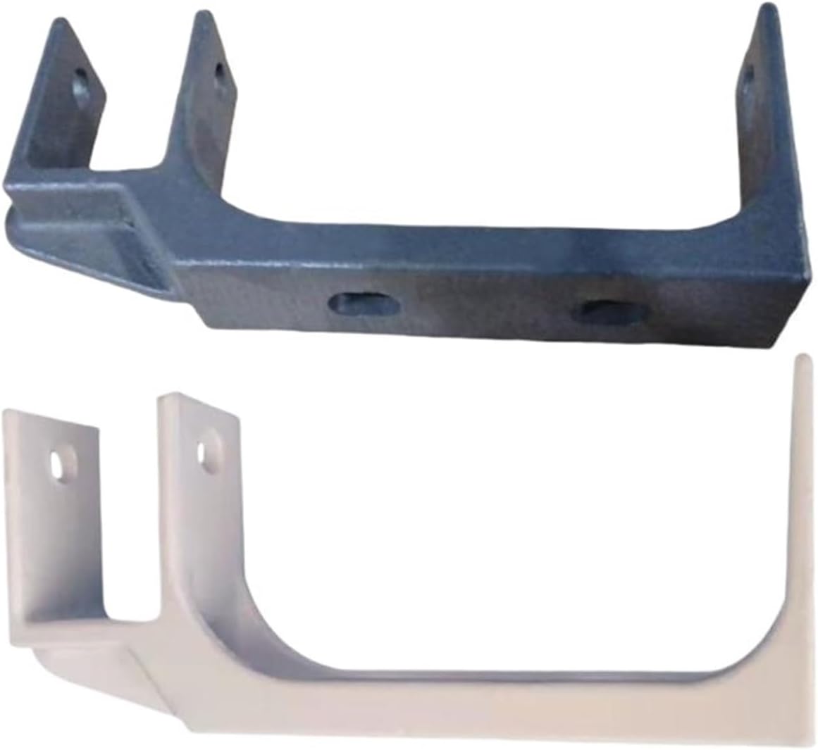 Outdoor Awning Installation Bracket Heavy Duty Iron Construction Suitable 40mm Square Tube Frames Garden Outside(Gray)