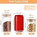 SAWAKE 10pcs Pequeños Tarros de Vidrio de Almacenamiento(5pcs 250 ml+5pcs 350 ml)Botes...