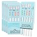 5 Pack Easy@Home 5 Panel Instant Drug Test Kits - Testing Marijuana (THC), COC, OPI 2000, AMP, BZO - Urine Dip Drug Testing - #EDOAP-754