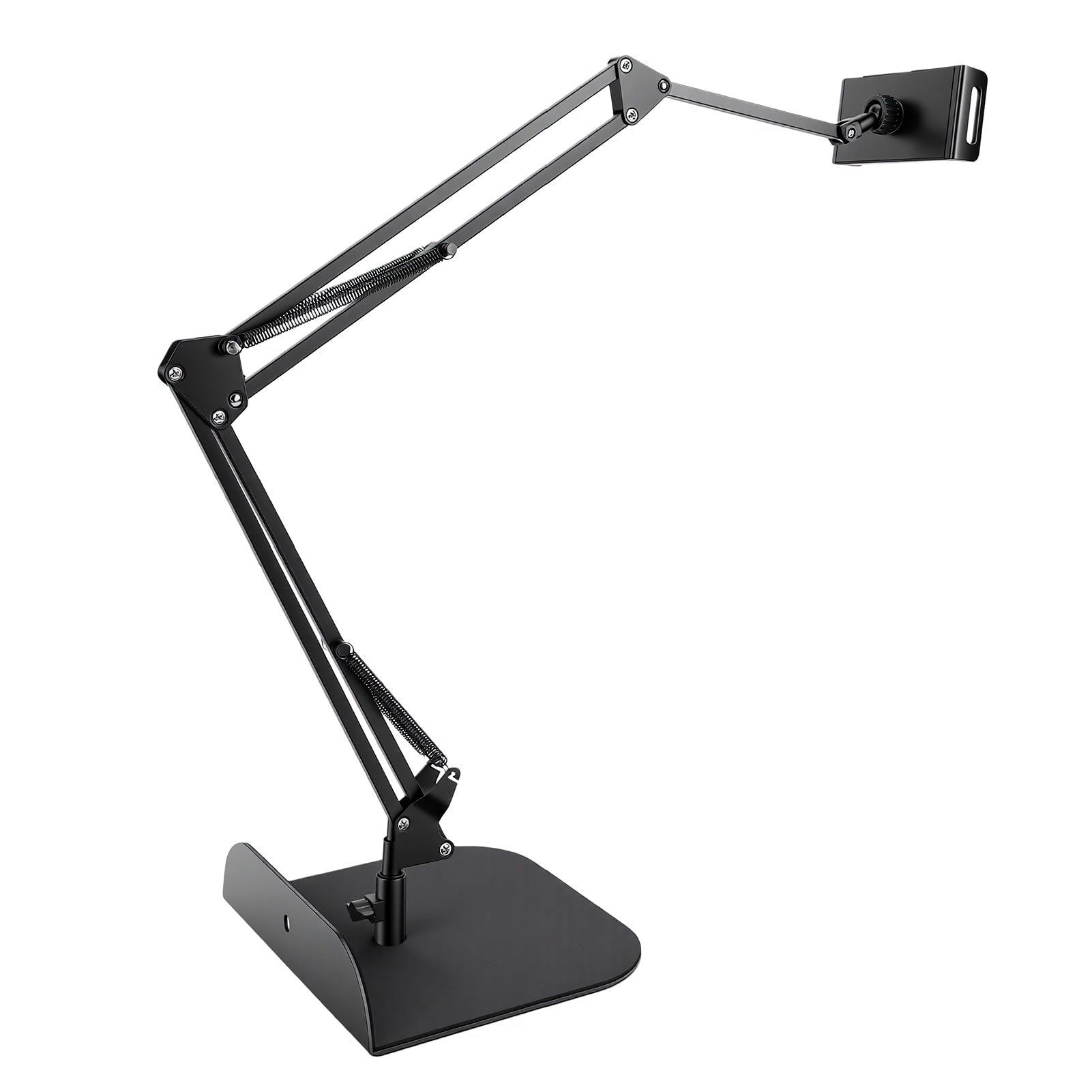 Cosiki Soporte Ajustable para Teléfono de Cama con Control Remoto para una Fácil Visualización en Casa, Soporte Estable para Tableta para sofá y Escritorio, Acero de Aleación de Carbono