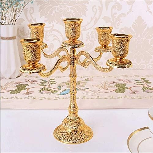 キャンドルスティック 金属製キャンドルホルダー 中空デザイン キャンドルスティック 卓上キャンドルスタンド 装飾 燭台 ホームデコレ