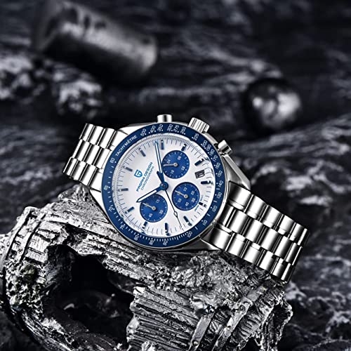 Image of LACZ DENTON Pagani Design PD1701V3 Men's Watches Quartz Men Chronograph Stainless Steel Sports Watches for Mens Waterproof Watches Japan VK63 Movement
