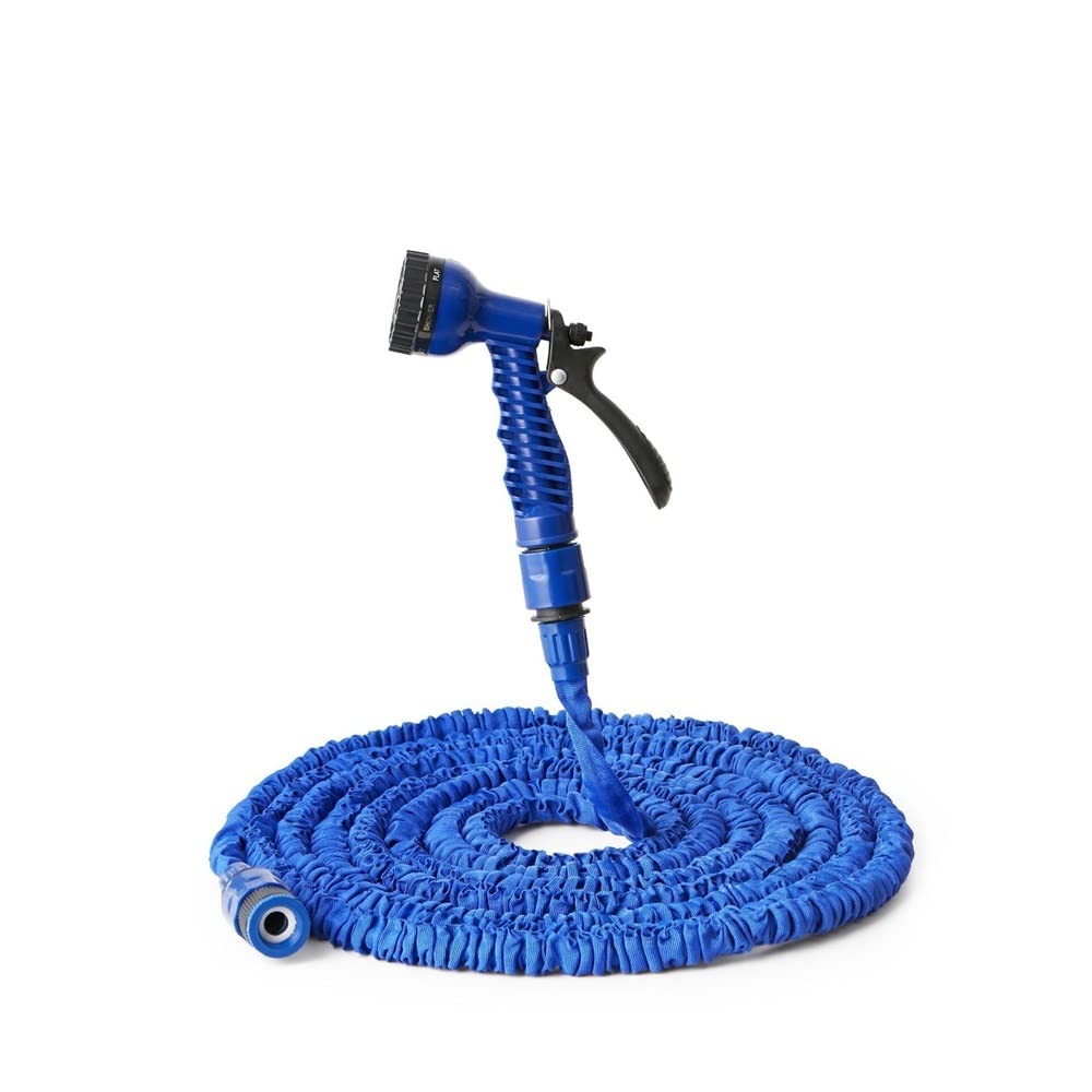 Itrhjtgp Blue Hose Pipe 25-150Ft Adjustable High Pressure Cars Garden Washing Hose Sprayer Pipe Expandable Water For Gardening(,75Ft-22.5M Extended)