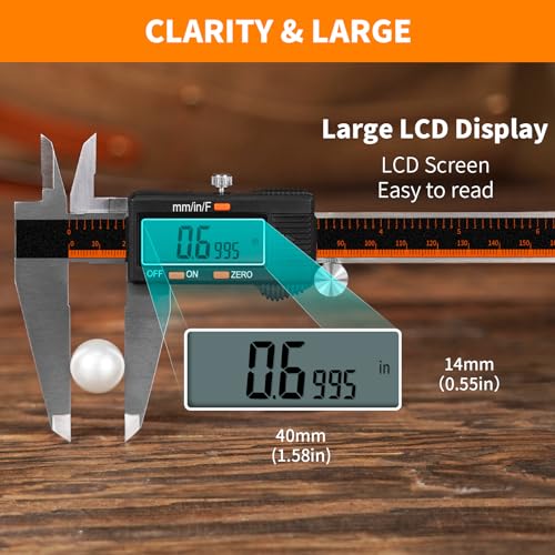 Hardell DC-12 Digital Caliper 12 Inch thumb #2