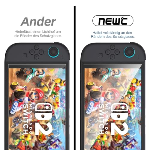 NEW'C Schutzfolie für Nintendo Switch 2 für Panzerglas – Ansicht 3