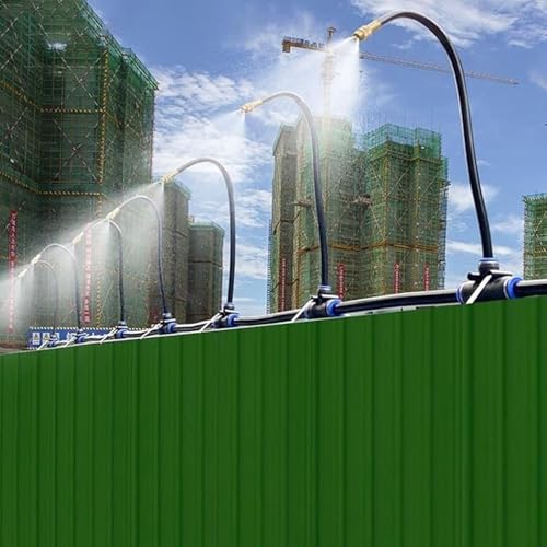 Automatic Drip Irrigation System Kit - 360° Bendable Watering Solution with Adjustable Copper Nozzle Sprinklers for Garden, Lawn, Greenhouse, 40m/131ft + Timer