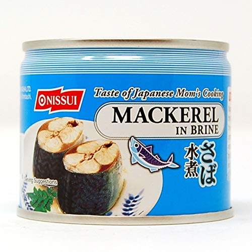 mackerel in water - 10 x Japanese NISSUI MACKEREL IN BRINE 6.7 OZ - Product of Thailand