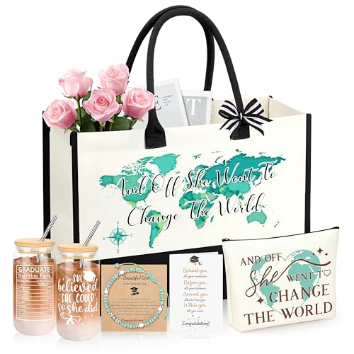 JSENGIFT Graduation Gifts for Her 2025, College Graduation Gifts for Women, Graduation Gift Basket for College High School, Class of 2025 Graduate Gifts