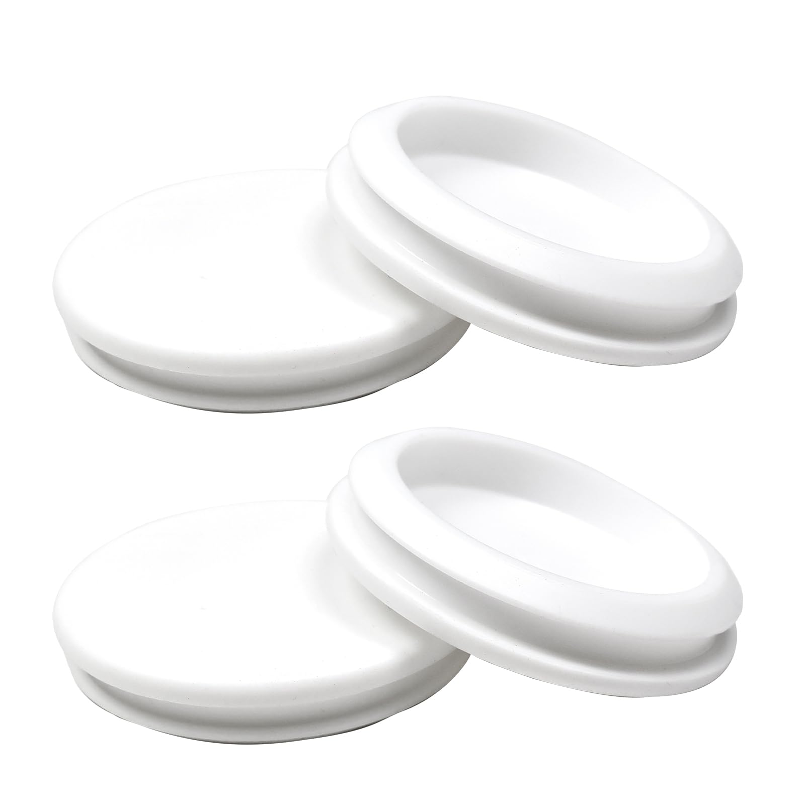 4 Pcs 55 mm Silicone Rubber Plugs for 55 mm (2-3/16") Round Holes