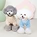 Hundepullover Warmer Hundeoverall-Pyjama for kleine und mittelgroße Hunde(Blue,M)