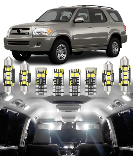 Kit de luces LED interiores para Toyota Sequoia 2001-2007, 18 piezas miniatura 1