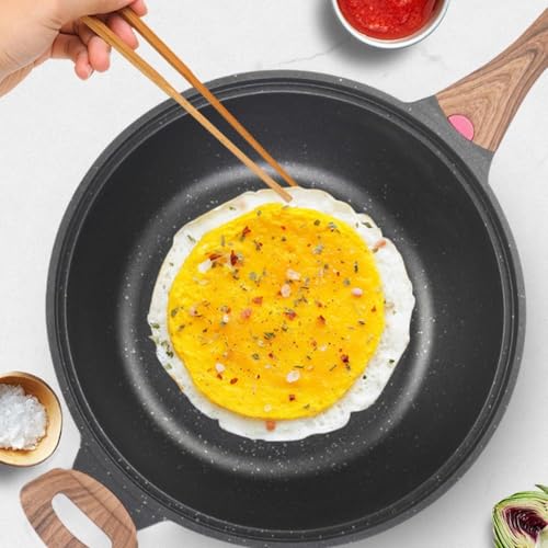 Wok con recubrimiento antiadherente y tapa de vidrio miniatura 3