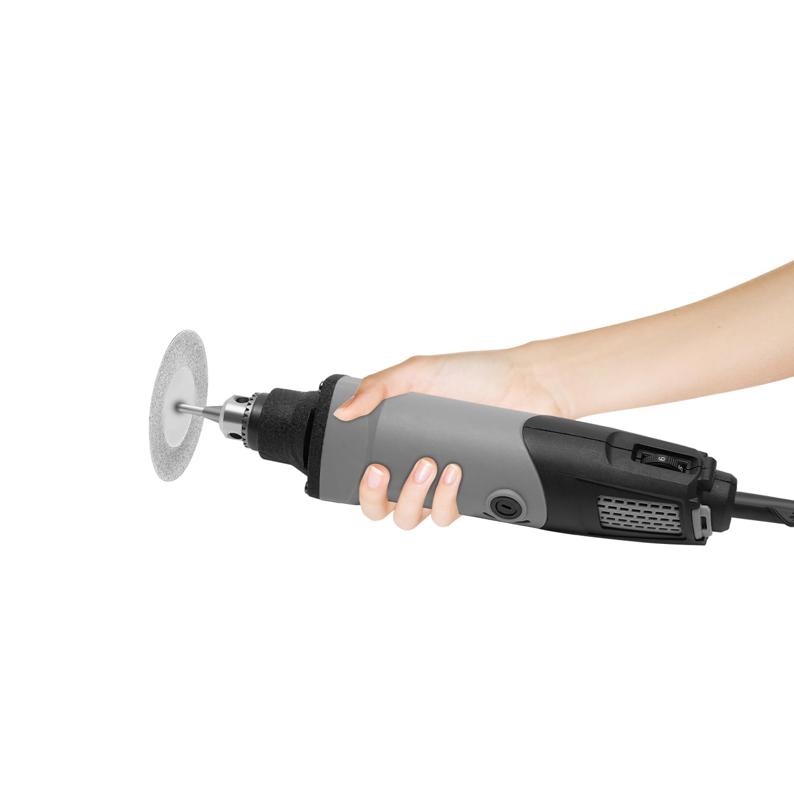 Smerigliatrice elettrica dritta 400 W 220 V, 6 modalità velocità, piccola e leggera per incisione, taglio, levigatura, lucidatura e foratura