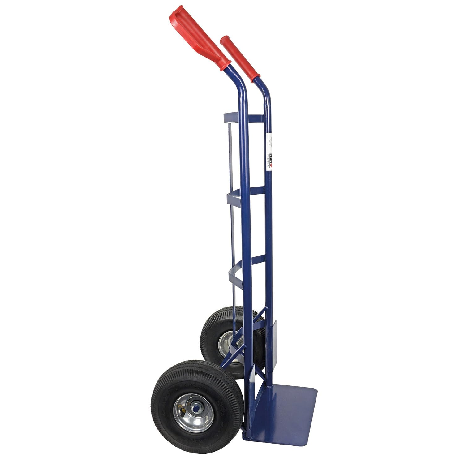 HBH Sackkarre 200kg Luftreifen TK200LU01 Transportkarre, blau, hochwertiges Luftrad Stahlfelge, kugelgelagert robuster Stahlrohrrahmen, Sicherheitsgriffe, ideal für Haus, Garten, Werkstatt & Umzug