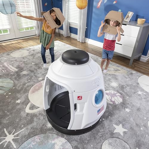 Step2 Space Capsule Swing for Toddlers, Kids Age 3-7 Years Old, Rocketship Outdoor Swing or Indoor Playhouse, Fits Up to 2 Kids, Easy Assembly - image 7