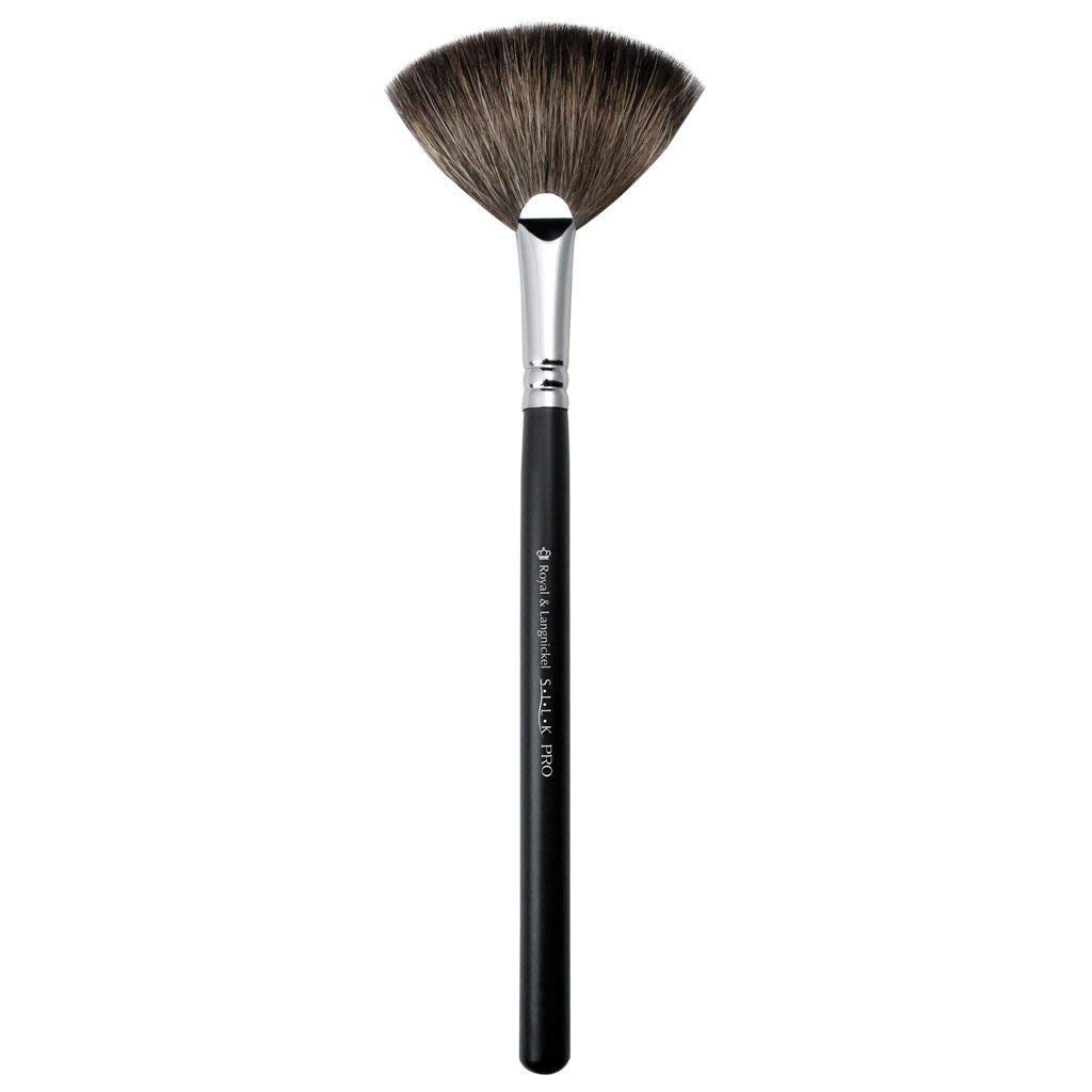 Royal & Langnickel Silk Pro Dust Off Stray Eye Make-Up or Excess Powder Finishing Fan Brush
