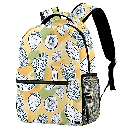 Sac à dos de voyage tropical Loisirs Campus avec porte-bouteille pour fille et garçon
