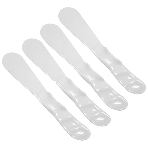 4 espátulas de mango autoclavables de 7.5 pulgadas, espátula recta dental, mezclador de alginador dental, espátula mezcladora de alginato, espátula