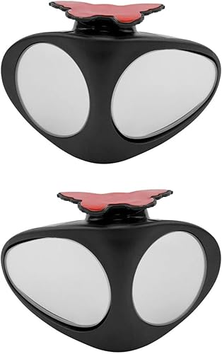 2 unids 360 grados giratorio 2 lado izquierdo+derecho coche punto ciego espejo convexo Automibile exterior retrovisor aparcamiento espejo accesorios
