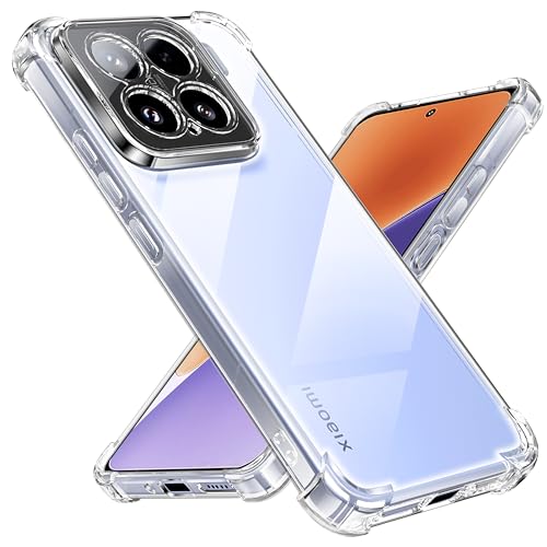 Tentoki für Xiaomi 15 hülle [Anti-Vergilbung] [Deutsche Material] [Ultra Dünn] handyhülle für xiaomi 15 - Durchsichtig