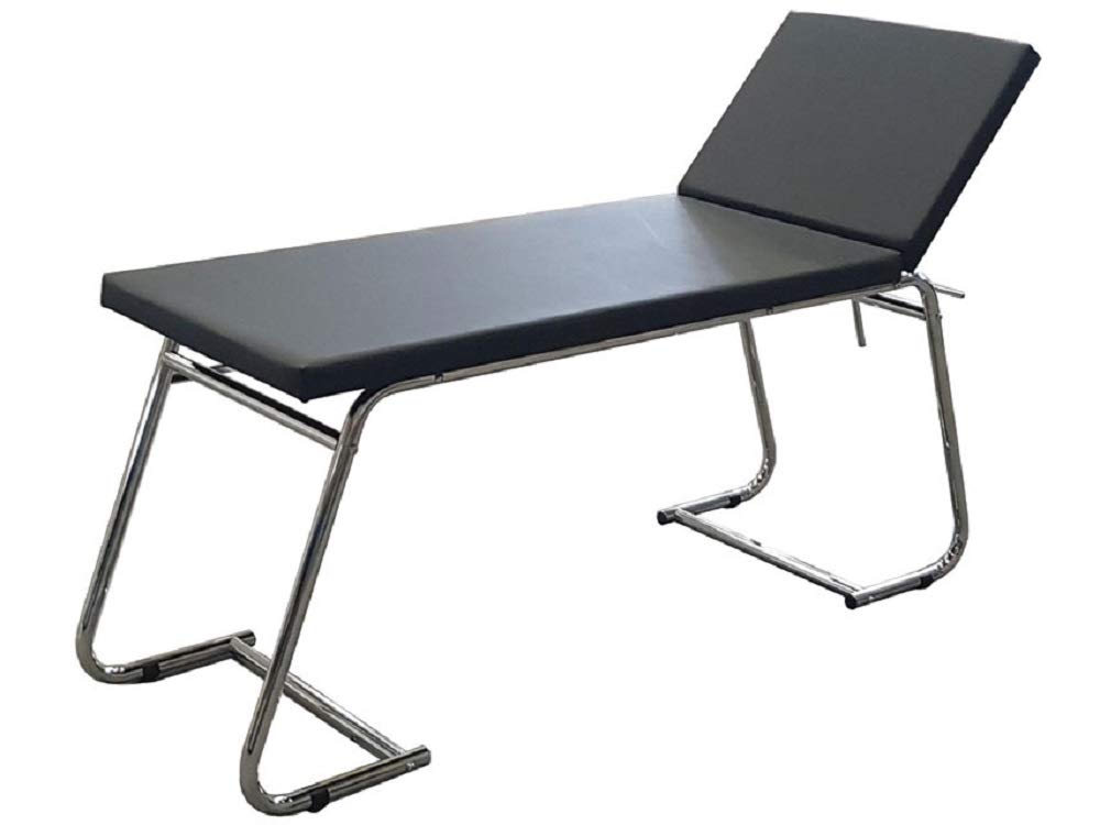 GIMA, Lit d'examen médical Gima, capacité 120 kg, matelas noir