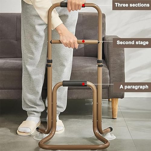 Bedside Handrail, Safety Bed Assist Rails, Adjustable Heights, Removable Suction Cup, Mobility & Daily Living Aids Used for Elderly, Pregnant Women - Image 3